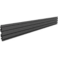 Multibrackets M Pro Series - Single Screen Rail 100cm Black