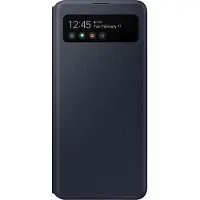 Samsung Galaxy A41 S View Book Case Zwart
