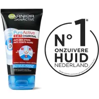 Garnier 6x Garnier Pure Active Charcoal 3-In-1 Control