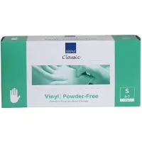 Abena Vinyl-Handschoenen Classic poedervrij Maat S transparant 100st