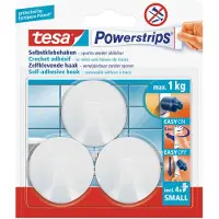 TESA 6x Powerstrips ronde haken small - Klusbenodigdheden -
