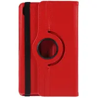 Shop4 - Huawei MediaPad M6 8.4 Hoes - Rotatie Cover Lychee Rood