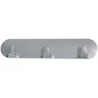 TESA 2x Powerstrips chroom hakenrekjes large 3-haaks -