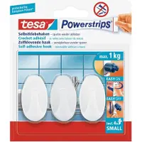 TESA 9x Powerstrips ovale haken small - Klusbenodigdheden -