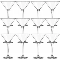 Royal Leerdam 16x Cocktail/martini glazen transparant 260 ml Martini serie - 26 cl