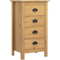 vidaXL Dressoir Hill 46x35x80 cm massief grenenhout