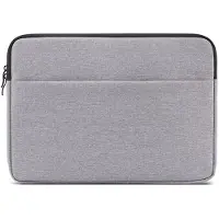 Shop4 - 14 inch Laptop Hoes - Sleeve Licht Grijs