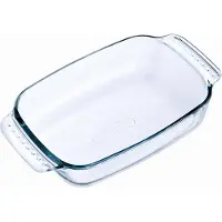 Pyrex 3x Rechthoekige glazen ovenschaal 0,7 liter 22 x 13 x 5 cm -