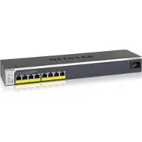 Netgear GS408EPP, Beheerde switch, L2, Gigabit Ethernet (10/100/1000), Volledig duplex, Ondersteunt Power over Ethernet (PoE), Geschikt voor montage in een rack