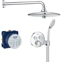 GROHE Grohtherm Smartcontrol 260 inbouw regendoucheset met 6 straalsoorten Ø26cm chroom