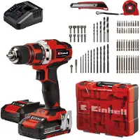 Einhell TE-CD 18/40 Li Kit + 69-delige accessoireset