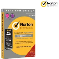 Norton Security Platinum Edition voor 10 apparaten (1 jaar)