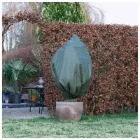 Nature Plantenhoes tegen vorst met aantrekkoord groen H 1,5 meter x D 75 cm