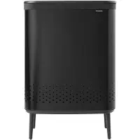 Brabantia Bo wasmand high 2x45 L Matzwart