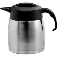 Jos ten Berg EasyClean Koffiekan Roestvrij staal 1,2 l Zilver, zwart 381.924
