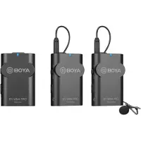 Boya 2.4 GHz Duo Lavalier Microfoon Draadloos BY-WM4 Pro-K2