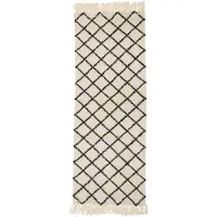 Bloomingville - Warda Vloerkleed - Beige - Wol