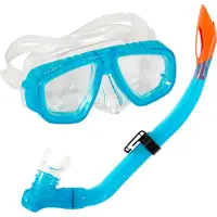 Atlantis Bimini Combo - Snorkelset - Duikbril - Snorkel - Kinderen - Turquoise