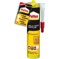 Pattex PU Construct 310 ml Bouwkit | Sterke en Duurzame Constructielijm | Ideaal voor Constructietoepassingen | Betrouwbaar en Gemakkelijk te Gebruiken.