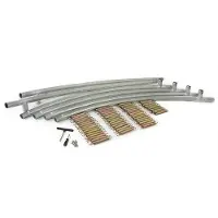 Viking Sports Trampoline 244 cm zwart - met veiligheidsnet - tot 110 kg