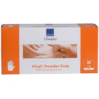 Abena Vinyl-Handschoenen Classic poedervrij Maat M transparant 100st