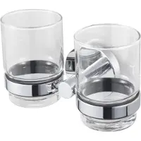 Haceka Pro2000 Dubbele glashouder chroom