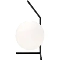 Flos Ic Lights T1 Tafellamp Laag Zwart - Tafellampen Staal Black - F3171030