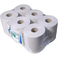 Euro Poetspapier naturel wit midirollen - 300 meter x