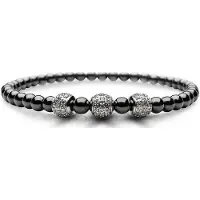 Bering - Armband - Dames - Arctic Glow - zilver Glinsternd - 607-6117-180 - Gr. 180 mm