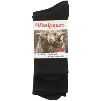 Woolpower Sokken Woolpower Unisex Liner + Logo 400 Black (2-delig)