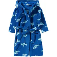 Playshoes Badjas lichtblauw / donkerblauw / wit