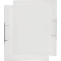 HEMA 2-rings ringbandmappen A4 transparant - 2 stuks