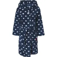 Playshoes Badjas 'Maritim' donkerblauw / wit