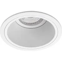 BES LED Spot Armatuur GU10 - Pragmi Minko Pro - GU10 Inbouwspot - Rond - Wit - Aluminium - Verdiept - Ø90mm