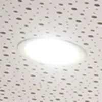 Regiolux Downlight loda, wit / opaal, Hal, Kunststof, downlight