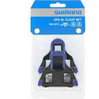 Shimano Set SM-SH12 schoenplaatjes 2 graden blauw