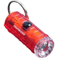 Munkees sleutelhanger lamp kunststof 5,3 cm oranje