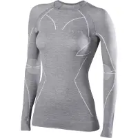 Falke Wool-Tech Longsleeve Thermoshirt Dames Grey-Heather XL
