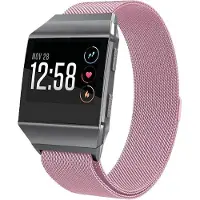 Shop4 - Fitbit Ionic Bandje - Metaal Roze