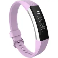 Shop4 - Fitbit Alta Bandje - Siliconen Licht Paars