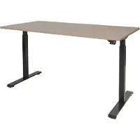 Schaffenburg Dextro Basic Zit-sta-bureau Rechthoekig Kersen T-Voet 1.600 (B) x 800 (D) x 705 (H) mm Melamine