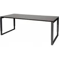 Schaffenburg Verstelbaar Bureau - Plus 200x90 logan - zwart frame