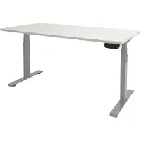 Schaffenburg Dextro Plus Zit-sta-bureau Rechthoekig T-Voet 1.800 (B) x 900 (D) x 645 (H) mm Melamine