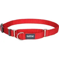Red Dingo Hondenhalsband Semi choke Rood (26-40 cm) (1,5 x 24-36 cm)