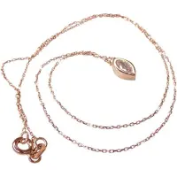Christian Rose gouden zirkonia marquise hanger