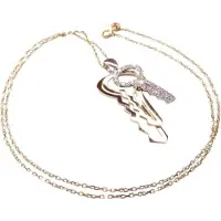 Christian Wit gouden hanger met diamant