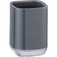 Wenko badkamerbeker Masone 10,5 x 7,5 cm polystyreen grijs