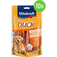 Vitakraft DUCK vleesstrips eend - hondensnack - 10 verpakkingen