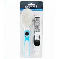 Eleganza Pedicureset - 3 Delig - Blauw