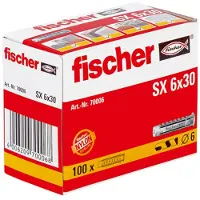 Fischer plug SX 6 voor spaanplaatschroef (100st.)